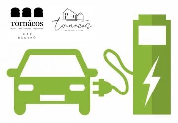 SHOULD YOU TRAVEL WITH AN E-CAR, THEN HOTEL TORNÁCOS IS THE BEST STOP FOR YOU!